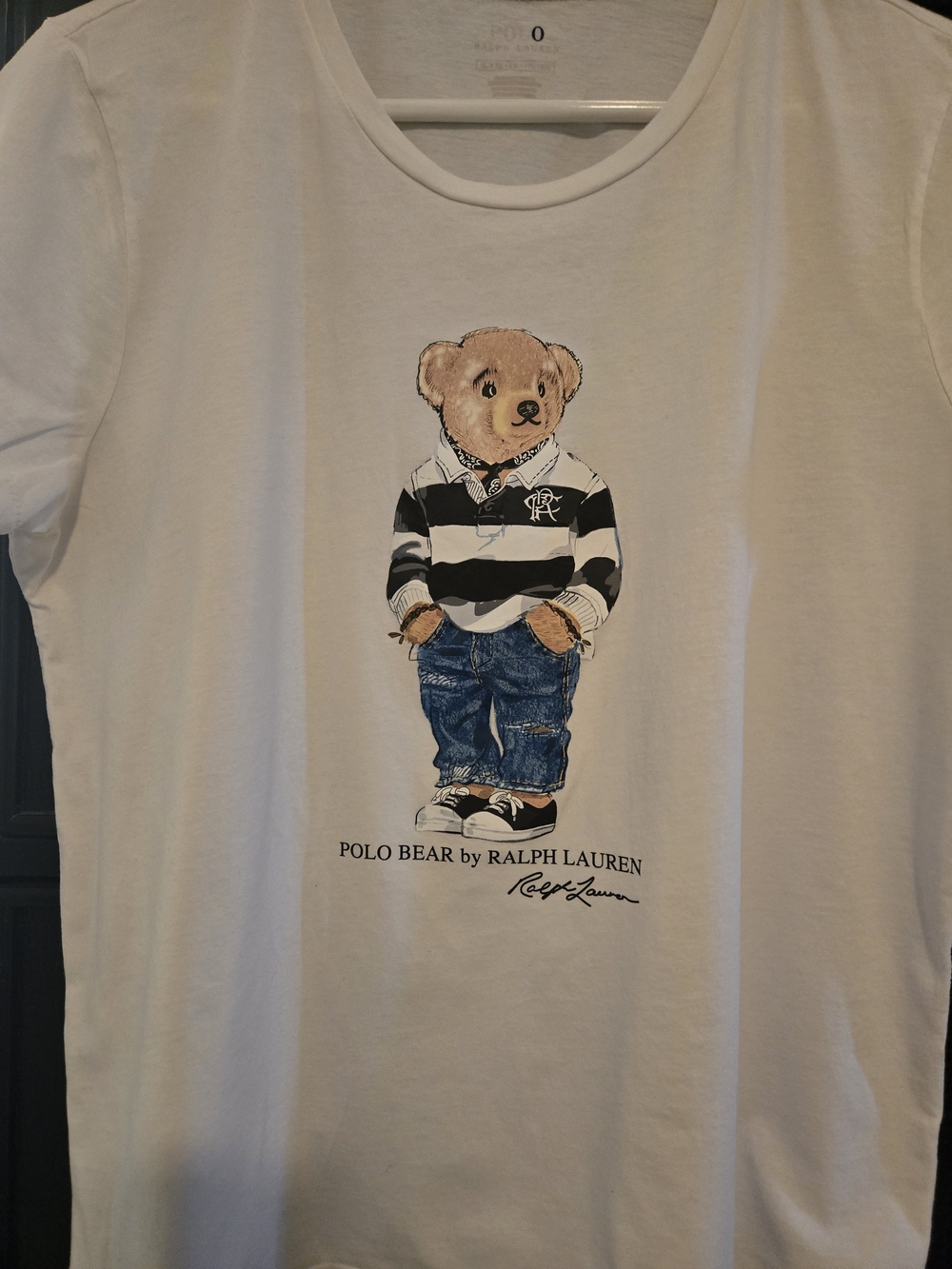 Polo Bear by Ralph Lauren White Graphic Tee